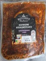 Schweine Rückensteaks