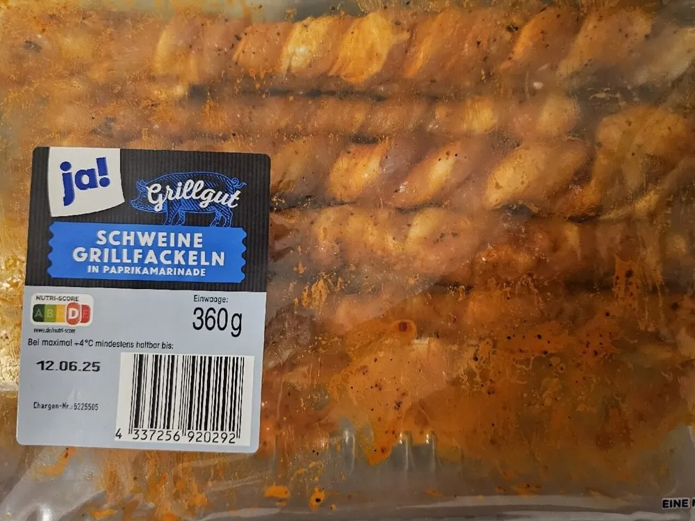 Schweine Grillfackeln 6Stk Inhalt