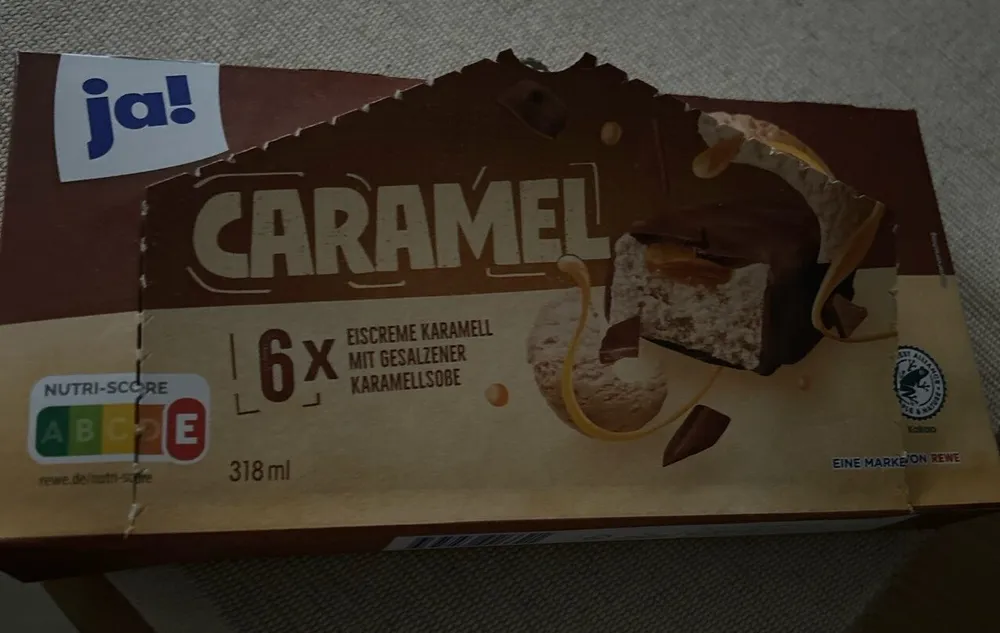 Eiscreme Karamell