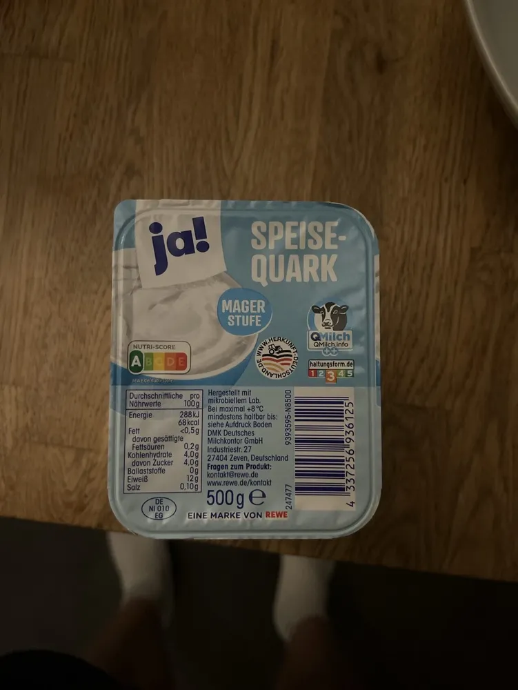 Speisequark Magerstufe