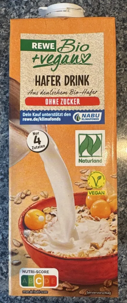 Hafer Drink Ohne Zucker