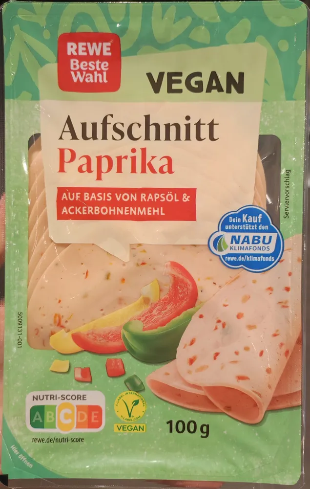 Paprika Aufschnitt VEGAN