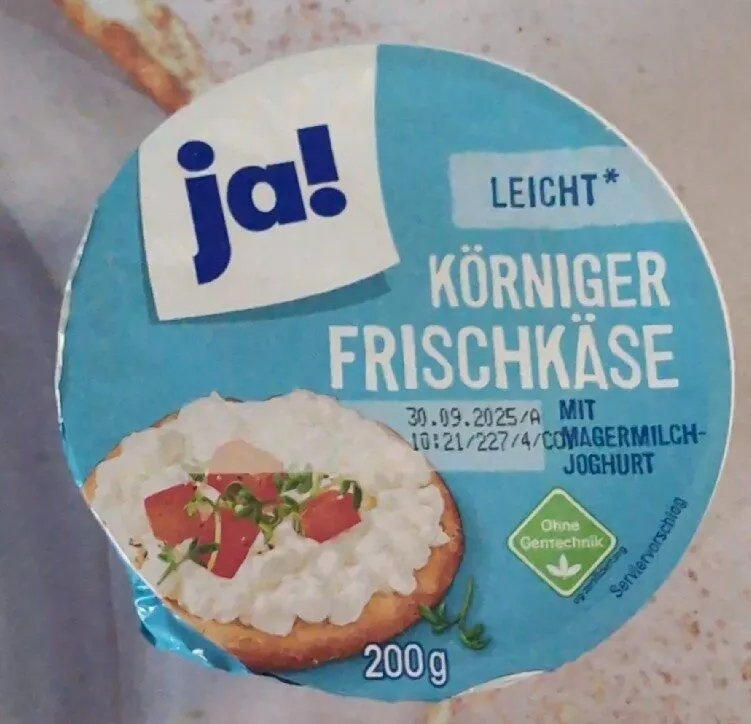 Körniger Frischkäse Leicht
