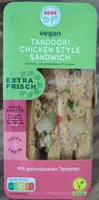 vegan Tandoori Chicken Style Sandwich