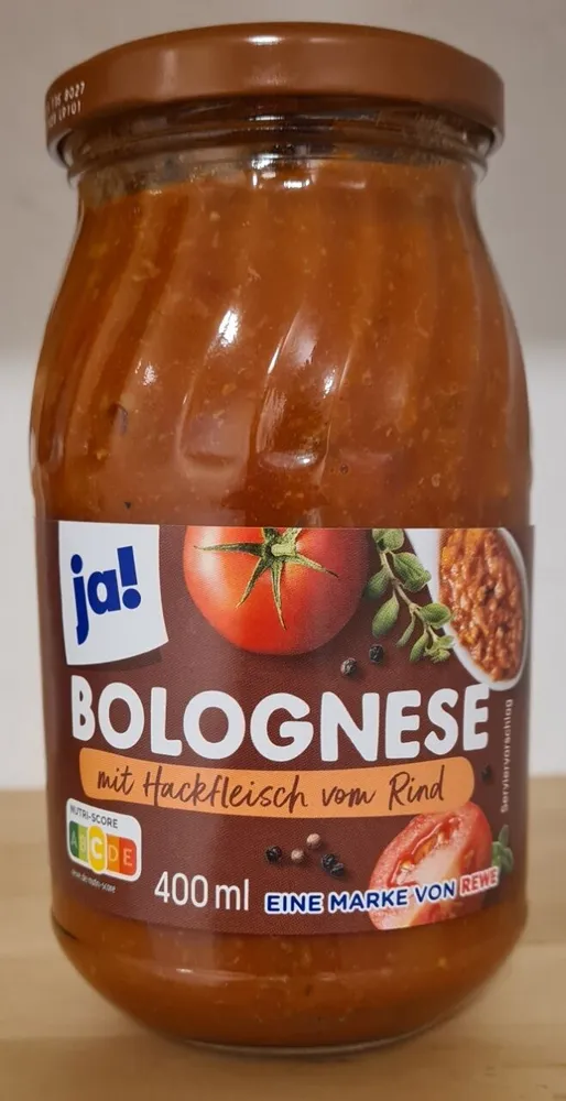 Bolognese mit Hackfleisch vom Rind