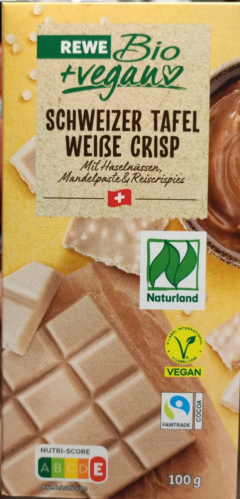 Schweizer Tafel Weiße Crisp