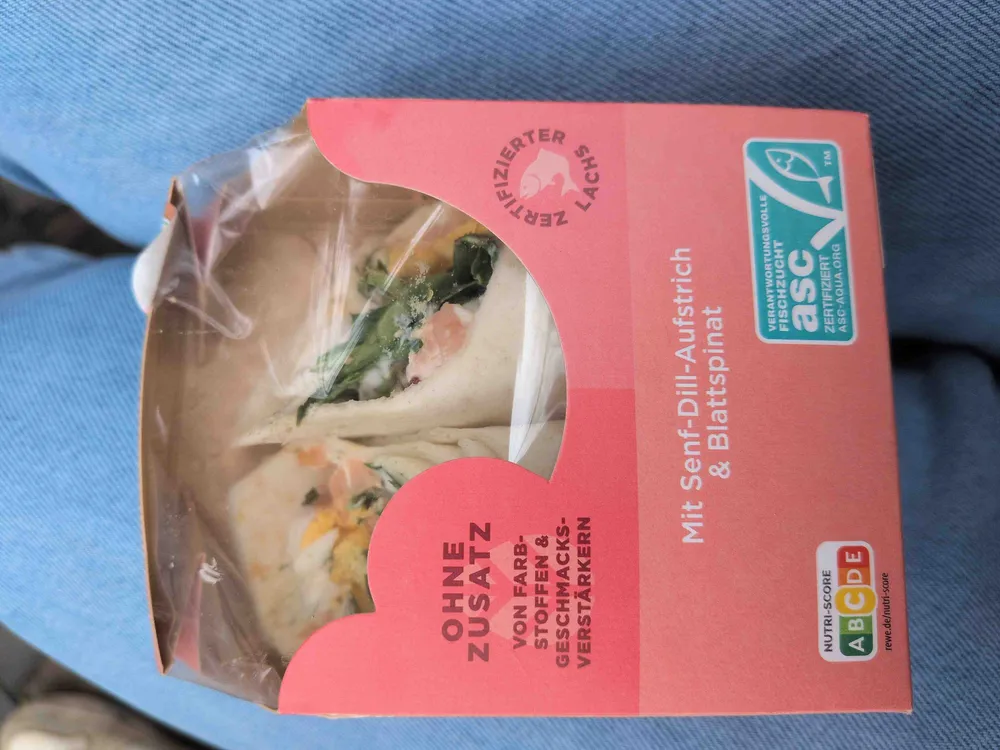 Lachs Ei Wrap