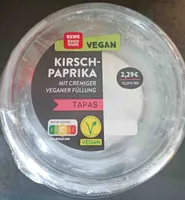 Kirsch paprika mit cremiger veganer fülling