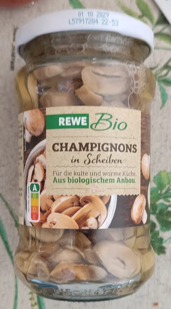 Champignons in Scheiben