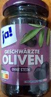geschwärzte oliven