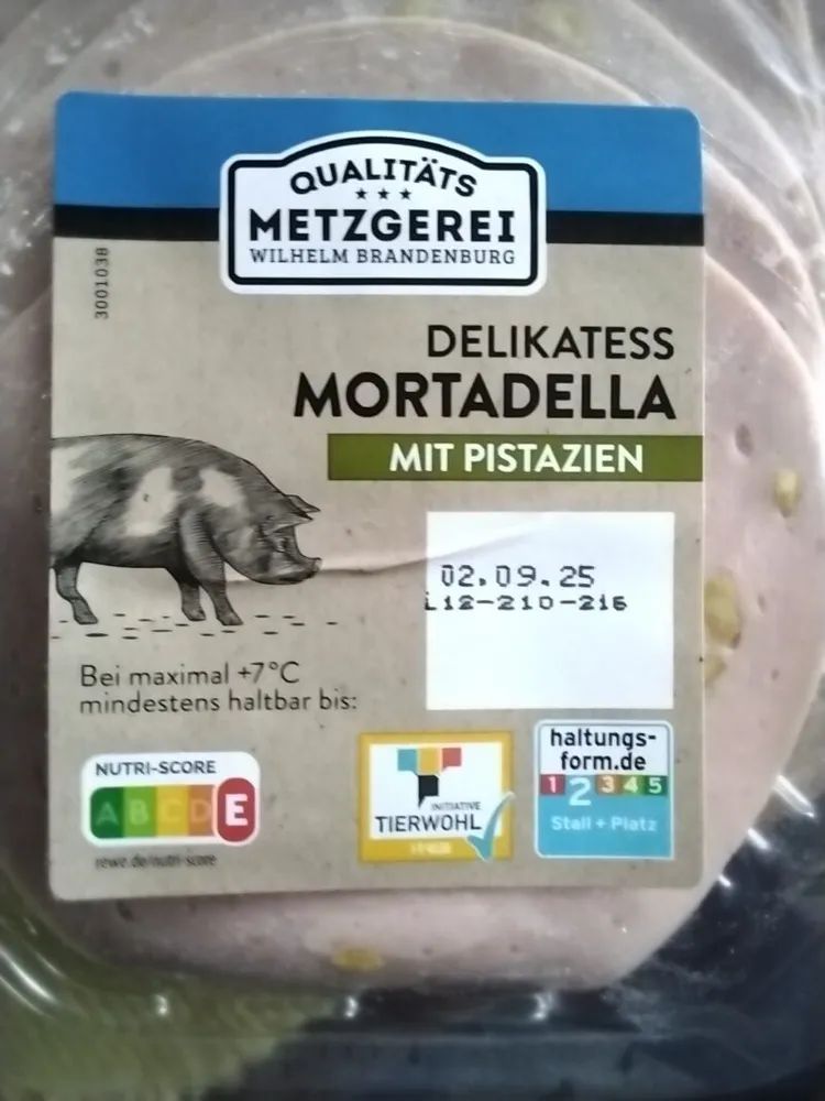Mortadella mit Pistazien
