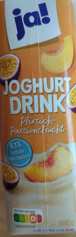 Joghurt Drink Pfirsich-Passionsfrucht