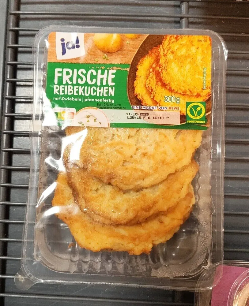 FRISCHE REIBEKUCHEN mit Zwiebeln | pfannenfertig