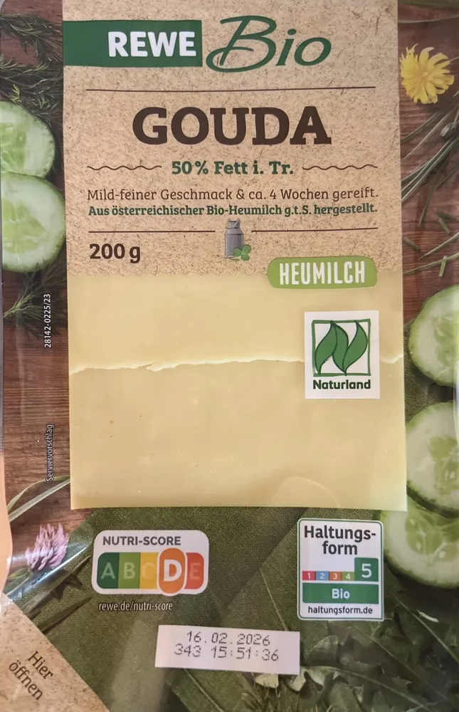 Rewe Bio Gouda