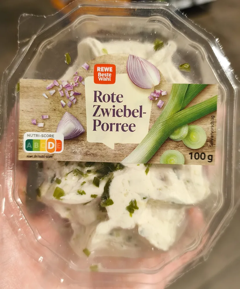 Rote Zwiebel Porree