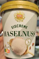 Eiscreme Haselnuss