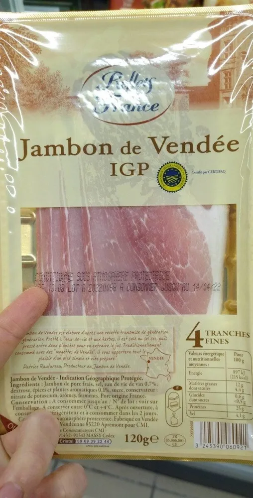 Jambon de Vendée IGP
