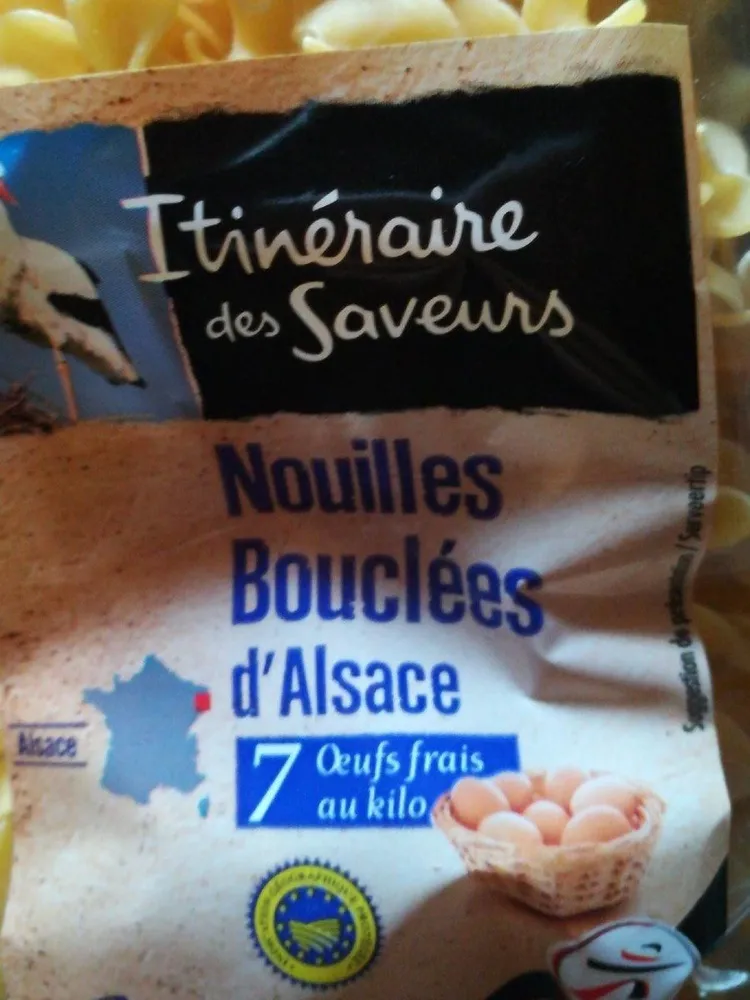 Nouilles bouclées d'Alsace