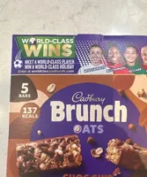 Cadbury brunch oat bar choc chip