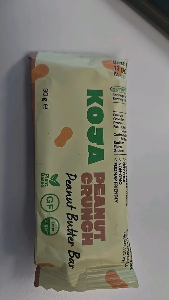 Koja Peanut Crunch Peanut Butter Bar