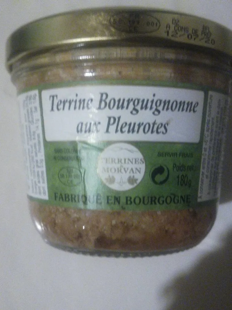 Terrine bourguignonne aux pleurotes