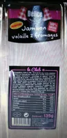 Jambon volaille 2 fromages