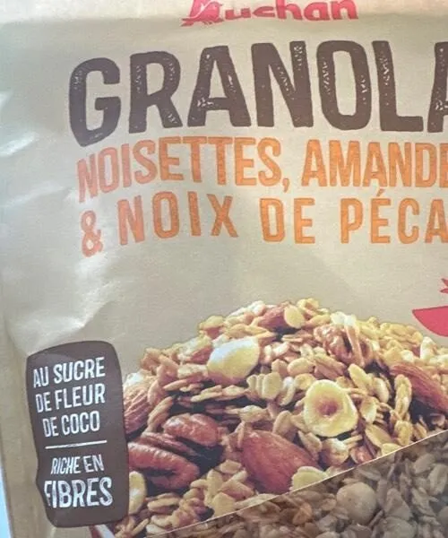 Granola noisette amandes