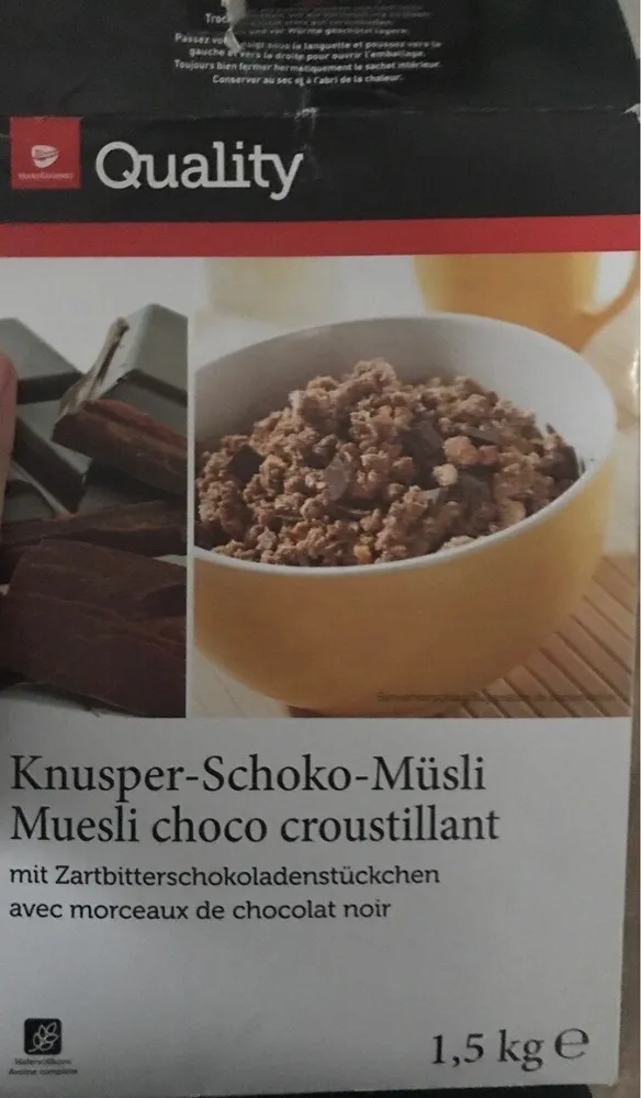 Knusper schoko musli