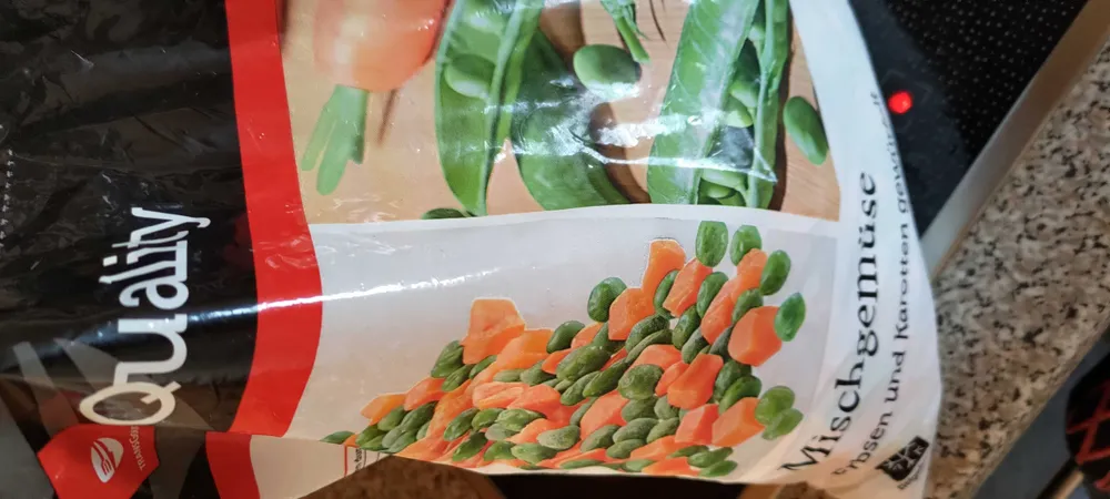 Mischgemüse Erbsen und Karotten