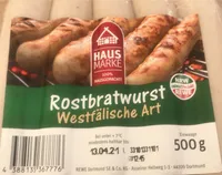 Rostbratwurst Westfälische Art