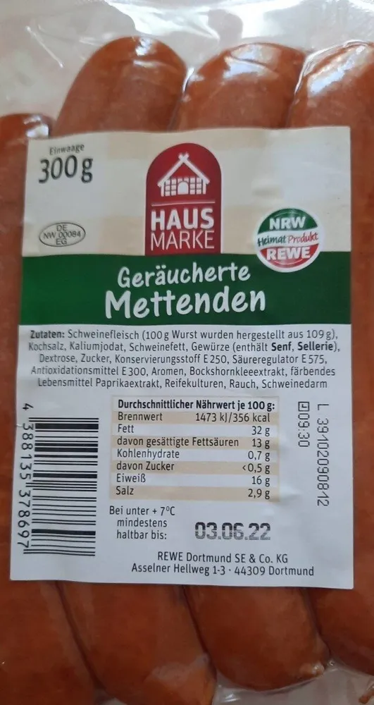 Geräucherte Mettenden