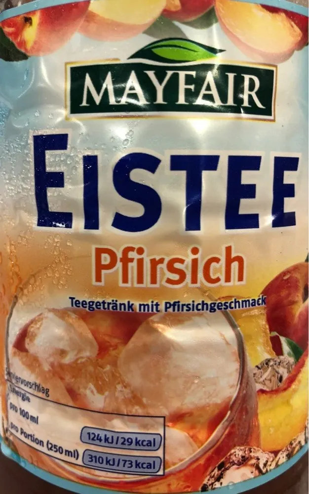 Mayfair Eistee, Pfirsich
