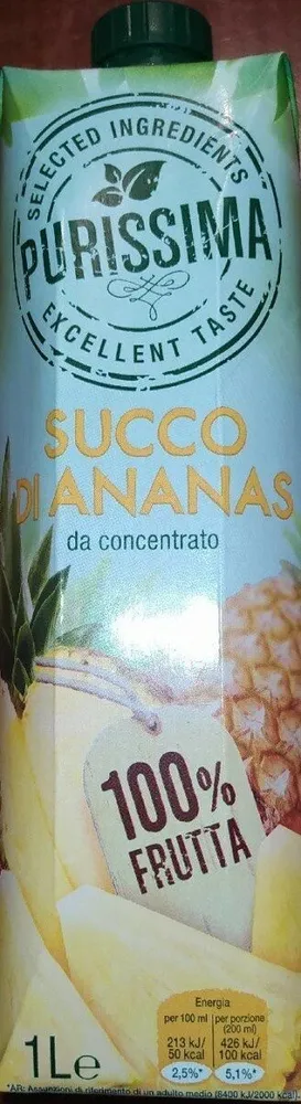 Succo di Ananas - da concentrato