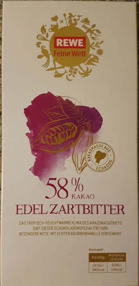 58% Kakao Edel Zartbitter