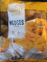 Gourmet Gold wedges hearty & spicy