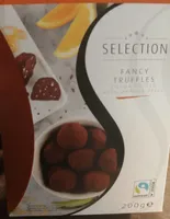 FANCY TRUFFLES COCOA DUSTED WITH ORANGE PEELS
