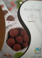 Fancy truffle cocoa dusted with hazelnut