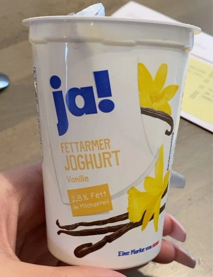 Fettarmer Joghurt vanille