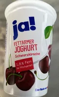 ja! Fettarmer Joghurt Schwarzkirsche