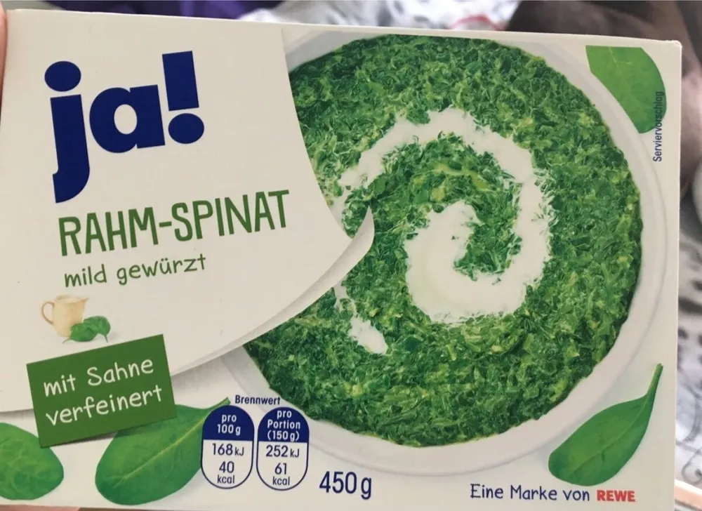 rahm spinat