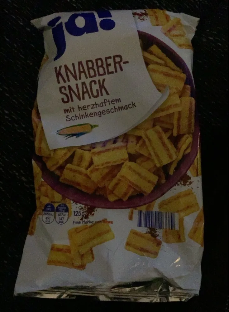 Ja! Knabbersnack Mit Herzhaftem Schinkengeschmack