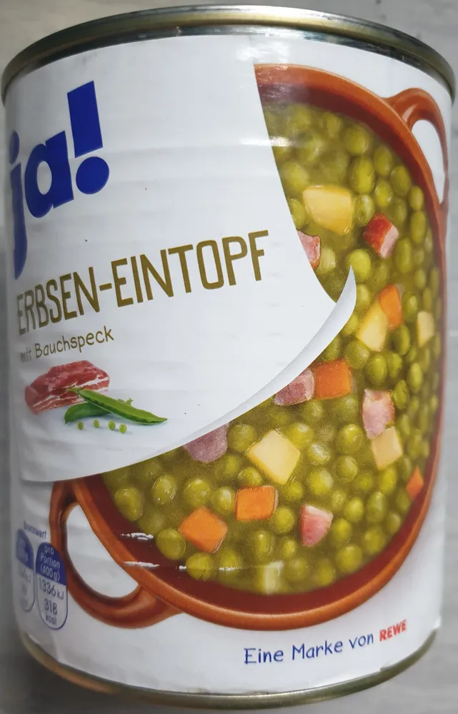 Erbsen-Eintopf mit Bauchspeck