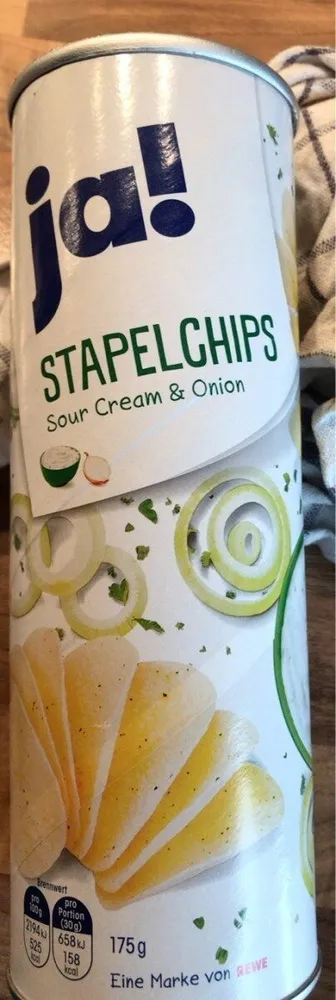 Stapelchips, Sourcream & Onion