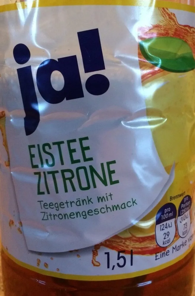Eistee, Zitrone