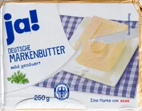 Deutsche Markenbutter mildgesäuert