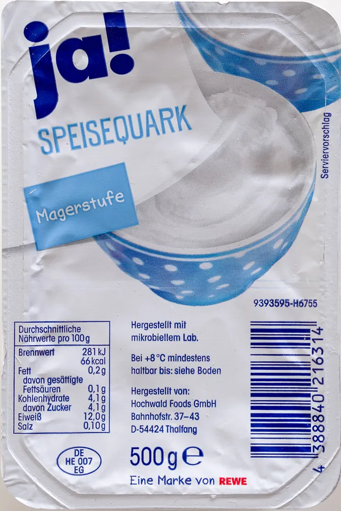 Quark Speisequark Magerstufe