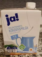 Teilentrahmte Kondensmilch