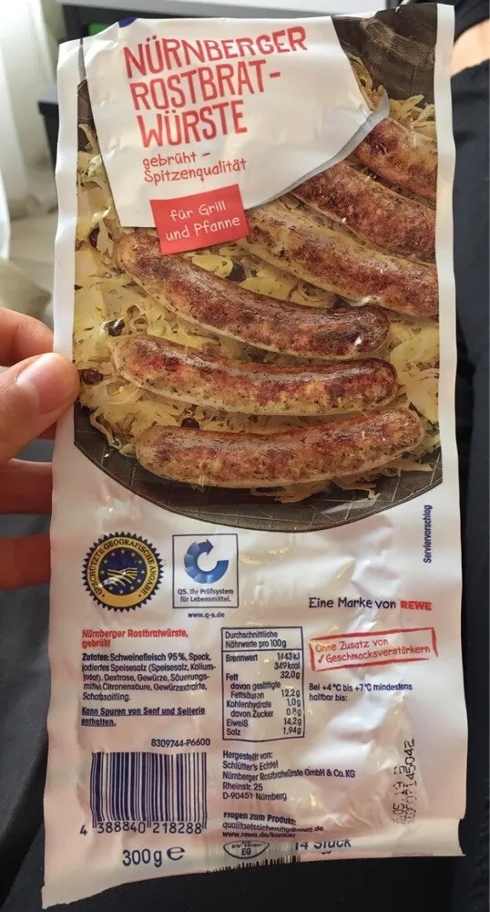 Nürnberger Rostbratwürste