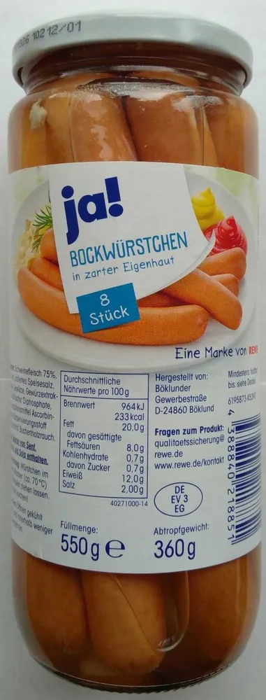 Bockwürstchen