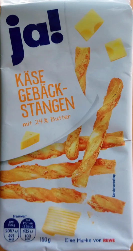 Käse Gebäckstangen